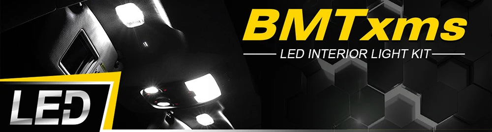 Bmtxms 11pcs Led Interior Light Number Plate Bulb