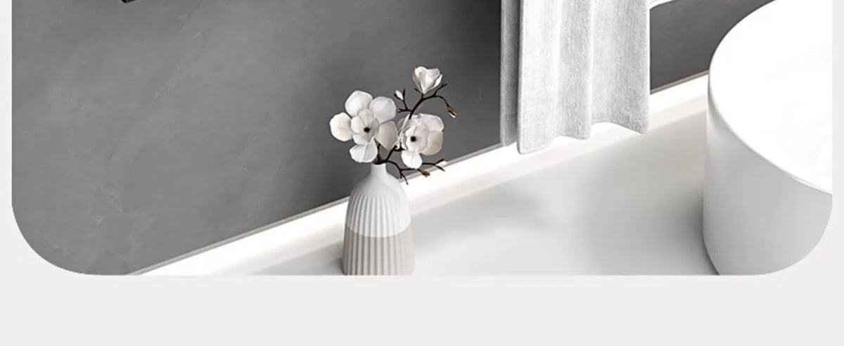 Luxury Minimalist Black Bathroom Rack Towel Rack -