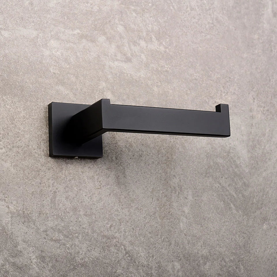 Matte Black Bathroom Hardware 304 Stainless Steel Towel