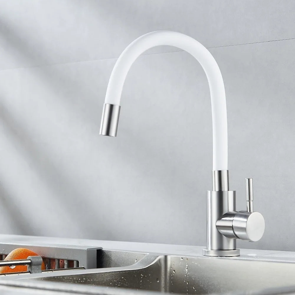 Stainless Steel Faucet Flexible Hose 360 Degree Rotating