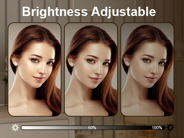 Led Bathroom Mirror 80x55cm Wall Mounted Touch Control