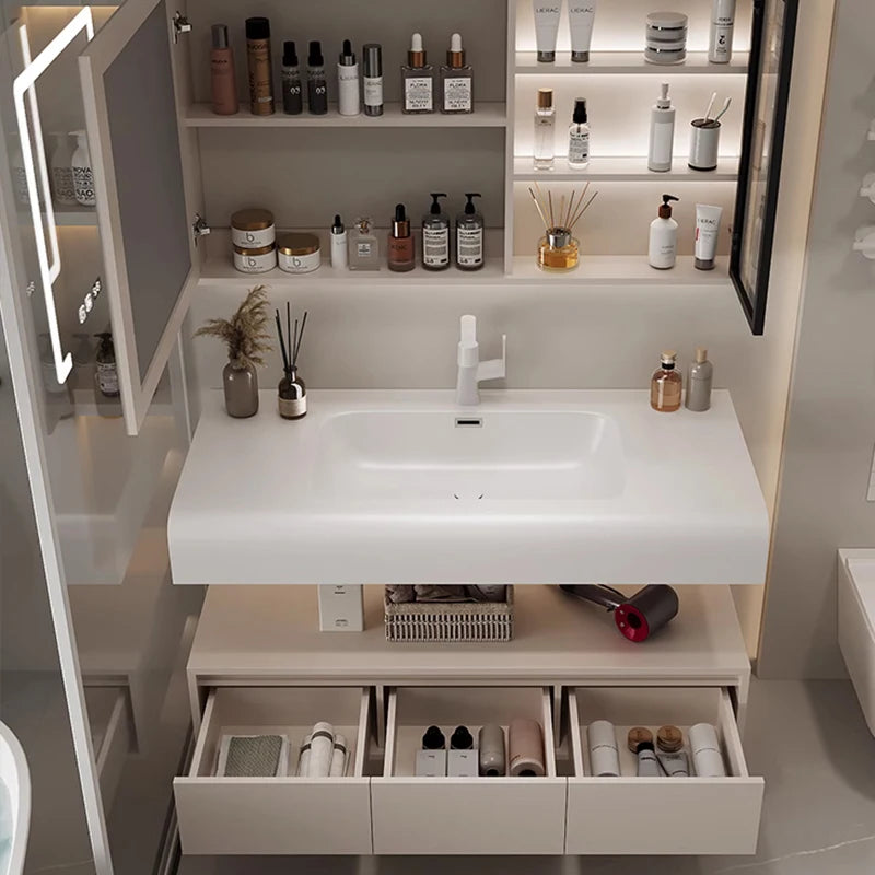 Bathroom Furniture Skin Sensor Bathroom Vanity Cabinet Sink