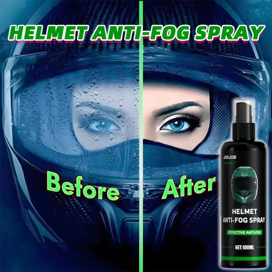 Anti-Fog Spray 100ml- Motorcycle Helmet Visor Car Windshield