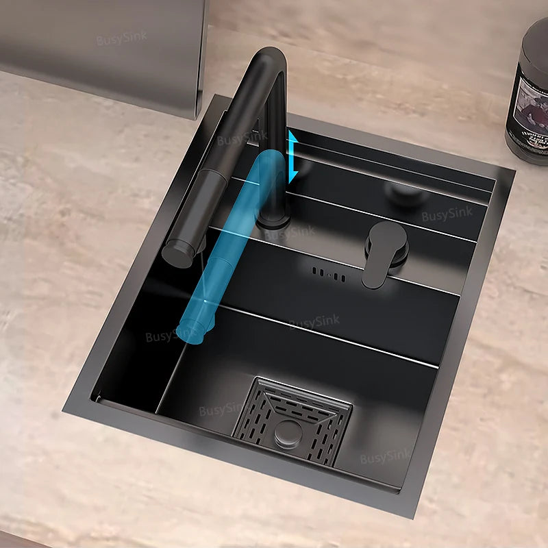 Hidden Sink Stainless Steel Sinks Bar Small Slot
