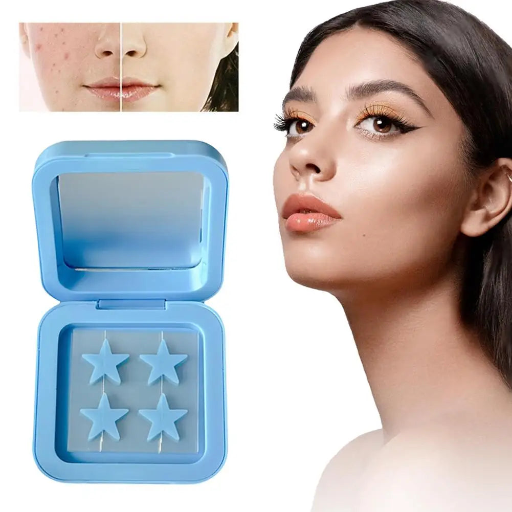 Cute Colored Star Decoration Stickers - Water-Based Gel