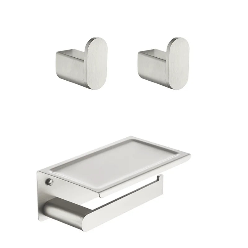Bathroom Hardware Stainless Steel Bathroom Wall Mounted Towel