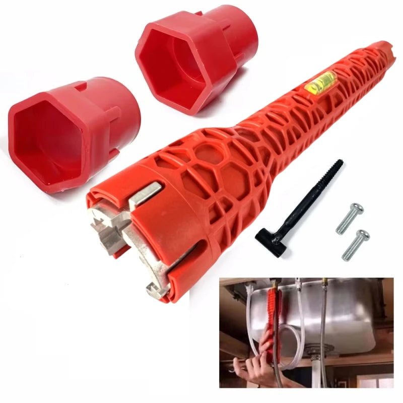 5/8 In Sink Faucet Wrench Repair Non-Slip Bathroom
