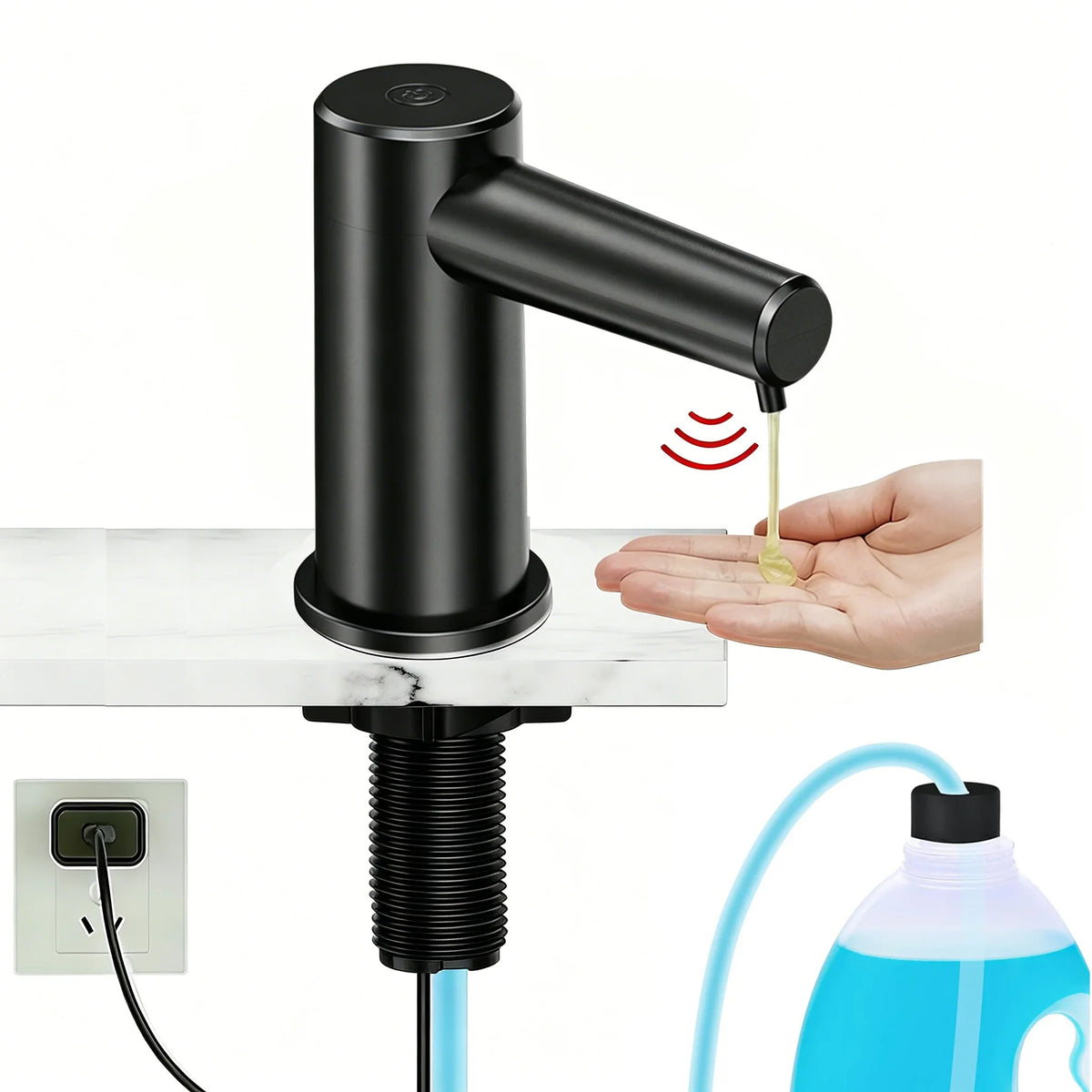 Touchless Automatic Soap Dispenser Sink Countertop/Bathroom