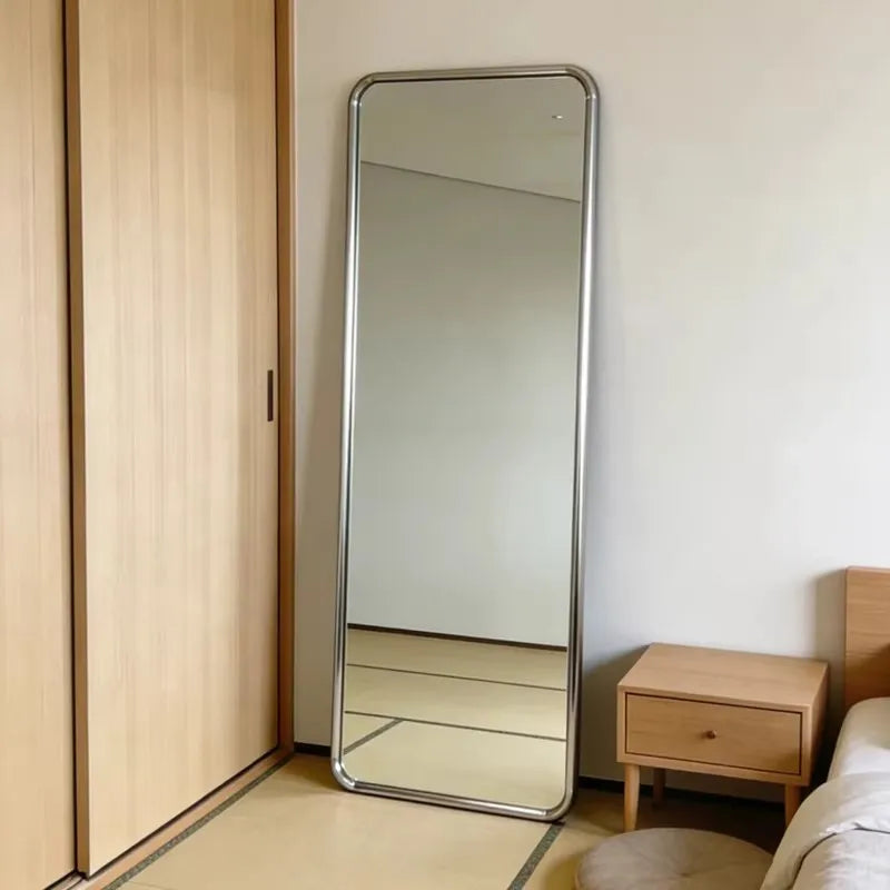 Minimalist Furniture Living Room Silver-Framed Full-Length