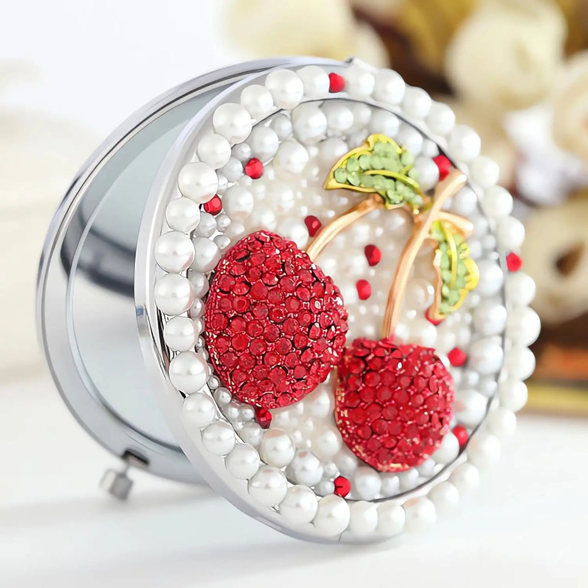 Compact Mirror 1x/2x Magnification Pocket Mirror Women 3inch