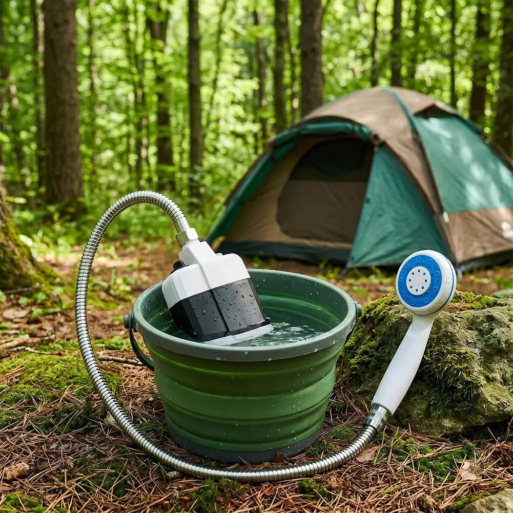 Usb Charging Outdoor Camp Shower Electric Water Pump
