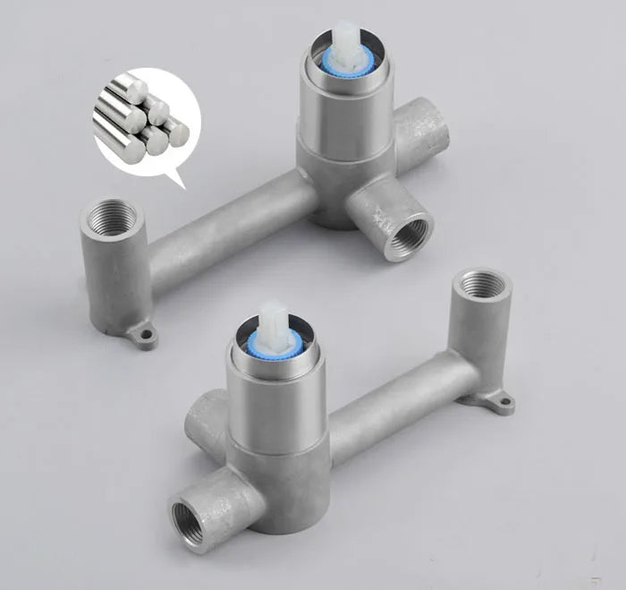 304 Stainless Steel Brushed Nickel Tap Wall Mount