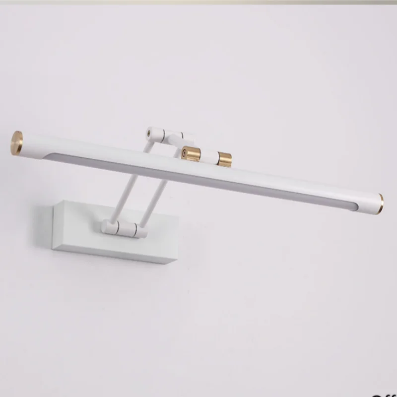Led Bathroom Vanity Light Adjustable Swing Arm Mirror