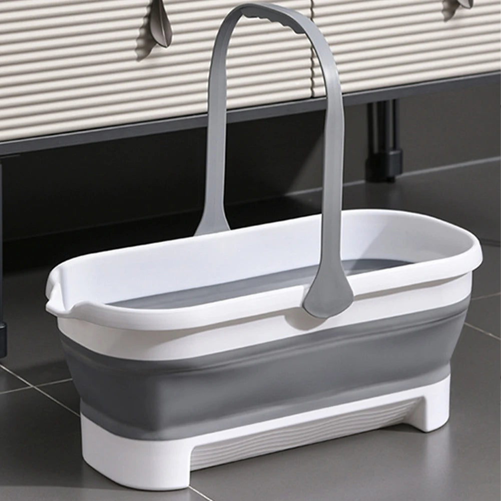 Collapsible Bucket Folding Bucket Car Wash Basin Silicone