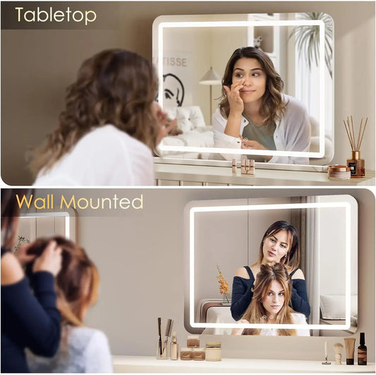 Large Vanity Mirror 80 60 Cm Makeup Mirror