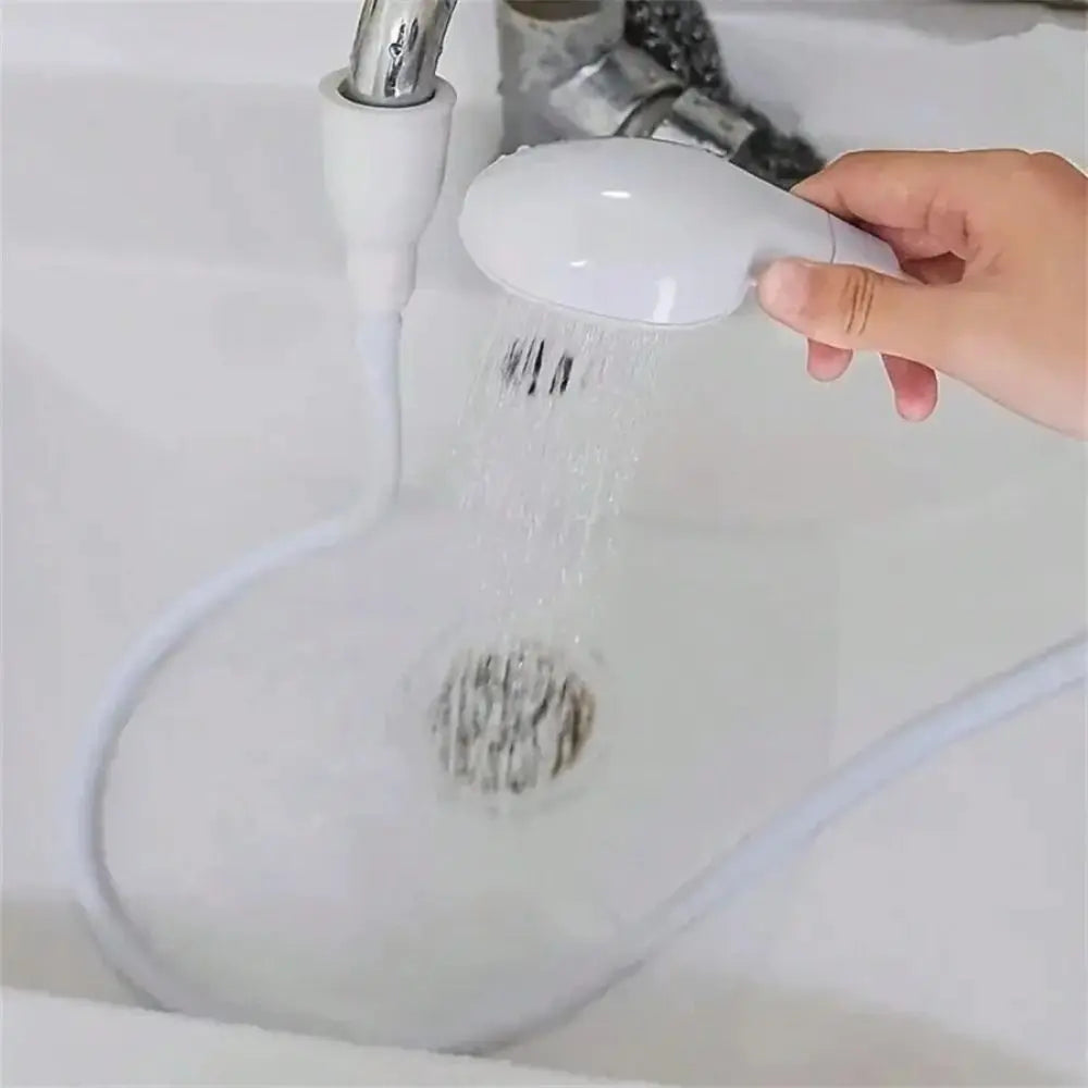 Rubber Hose Universal Sink Spray Extender Shower Head