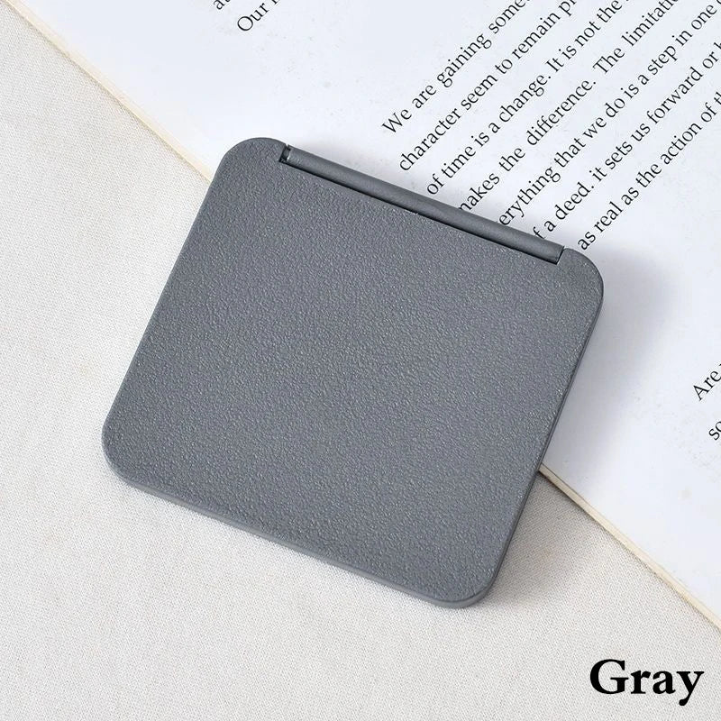 2-Face Makeup Mirror Square Cute Girl Gift Hand