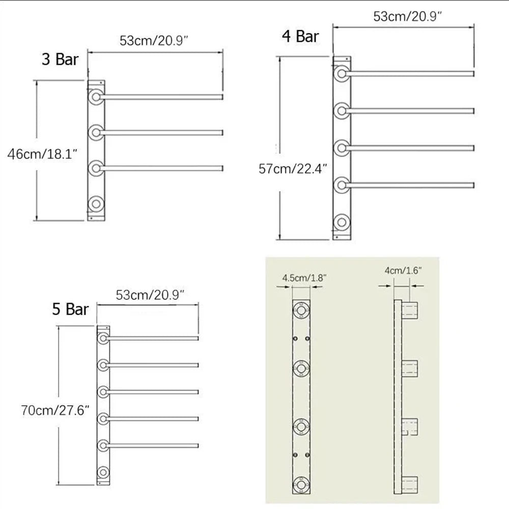 Bathroom Concealed Heated Towel Rail Towel Warmer Heated