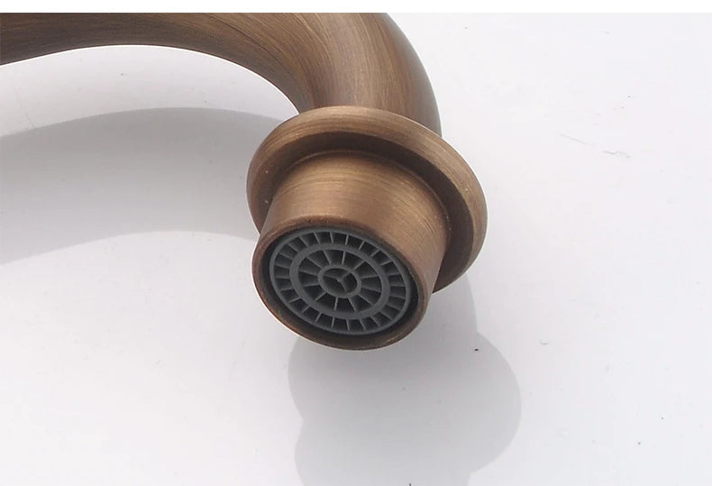 Bathroom Sink Faucet Antique Bronze 360 Degree Turn