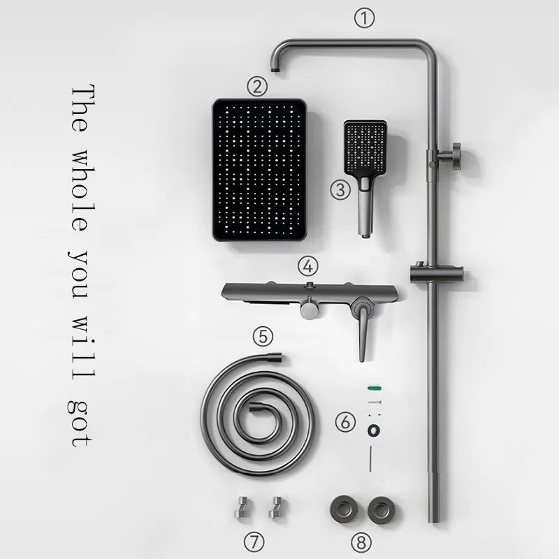 Kemaidi Bathroom Shower System Cold Control Triple Function