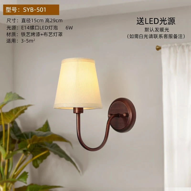 Rustic Vintage Wall Sconce French Minimalist Nordic Style