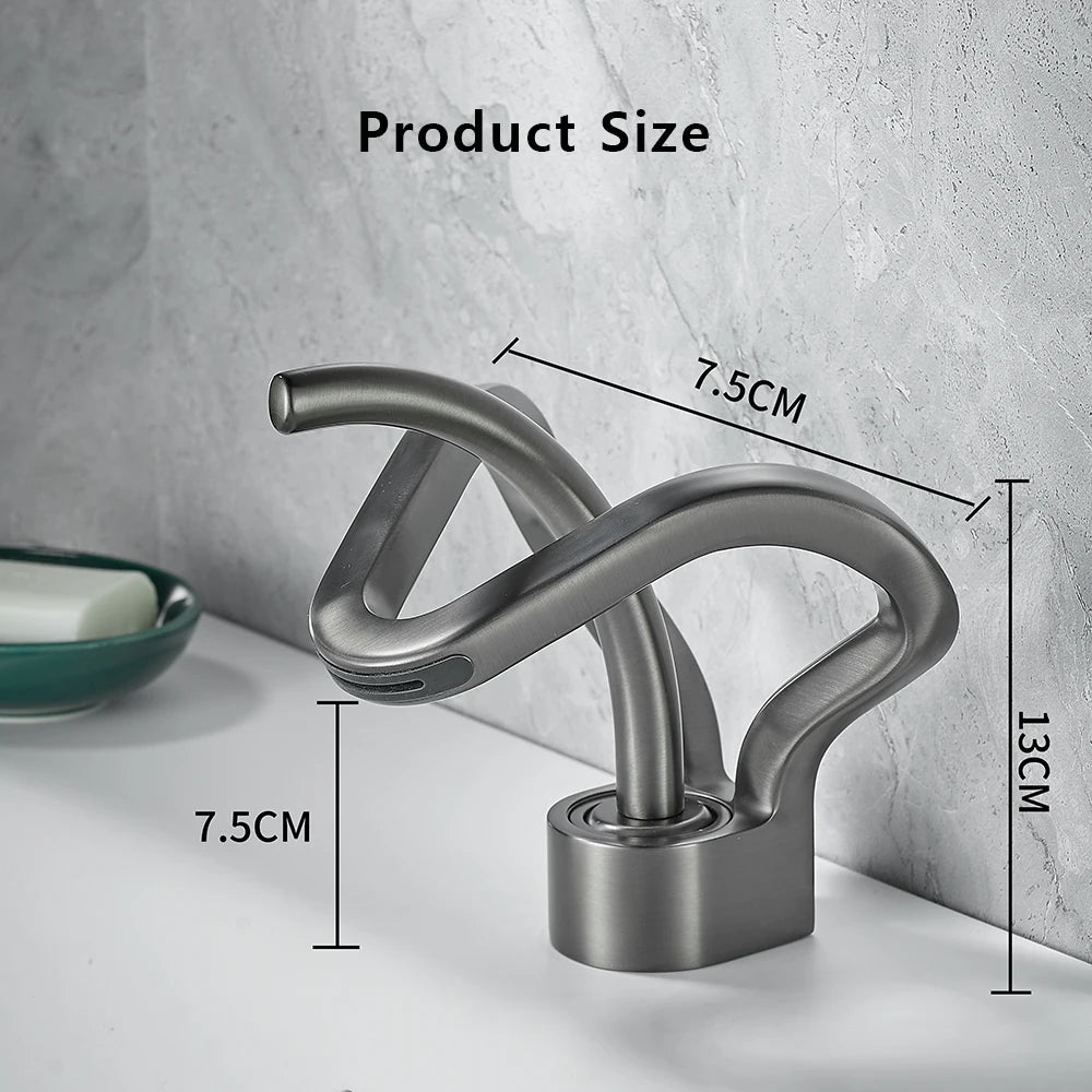 Black Gold Basin Faucet Bathroom Washbasin Water Mixer
