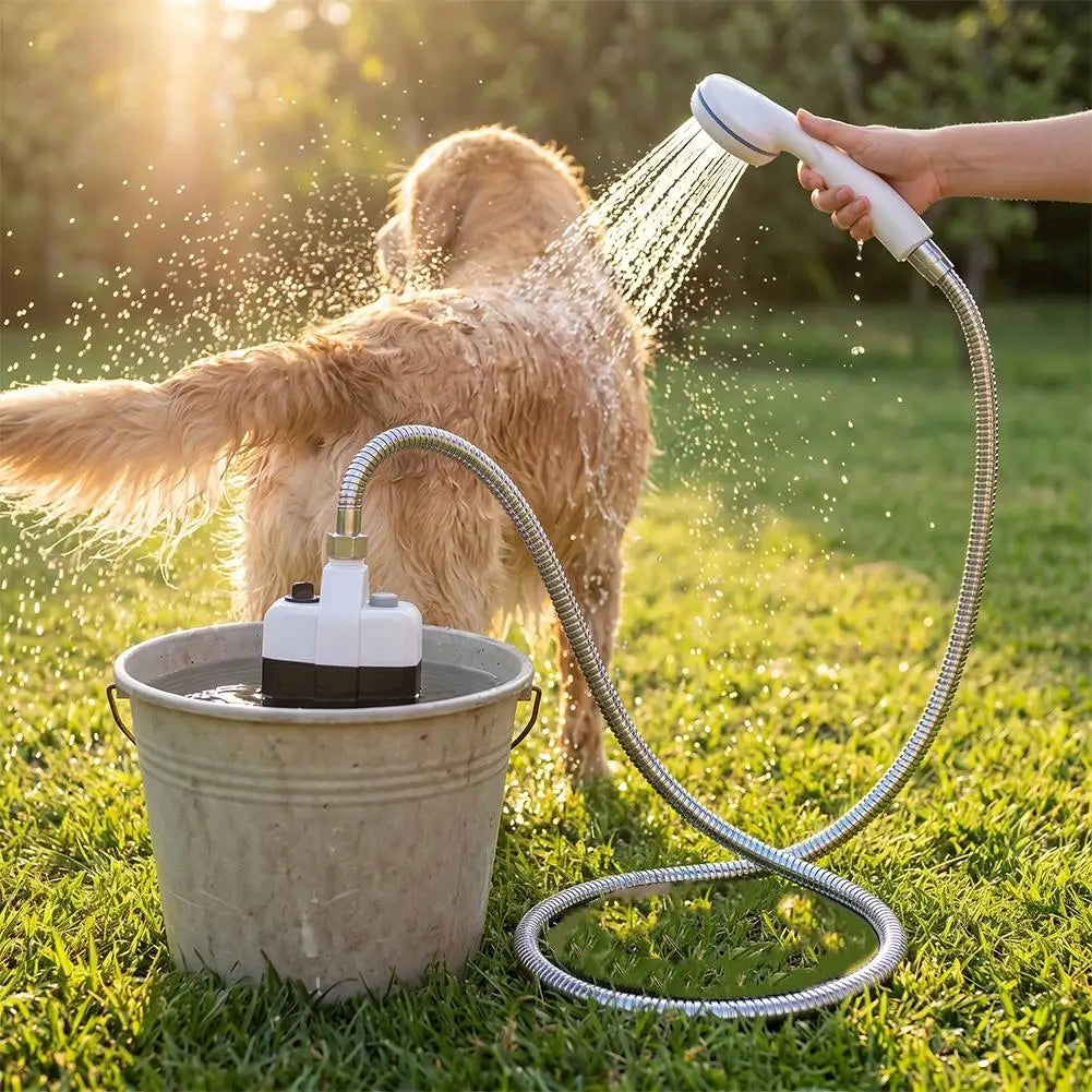 Usb Charging Outdoor Camp Shower Electric Water Pump