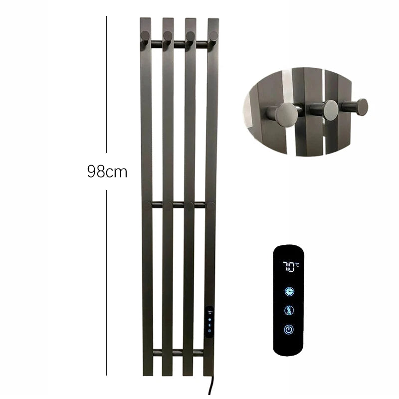 Oxg Wall Mounted Electric Heated Towel Rack Bathroom