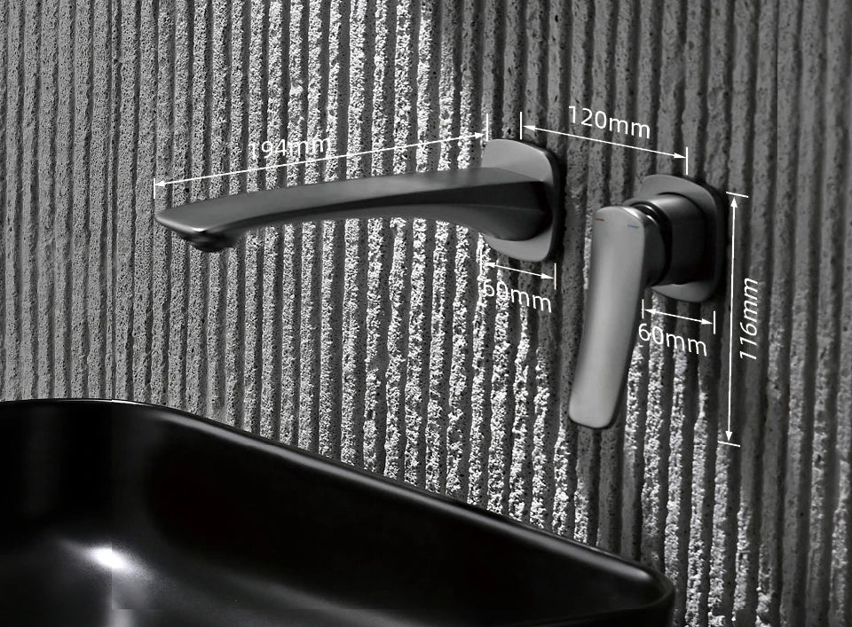 Vgx Concealed Bathroom Faucets Embedded Cartridge Basin Mixer