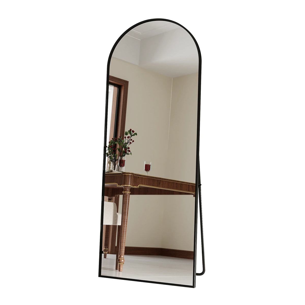 Full Length Mirror Standing Mirror Black Frame Large