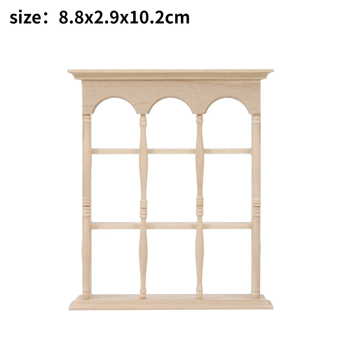 1/6 Scale Dollhouse Miniature Furniture Wooden Shelf Cabinet