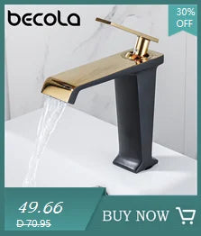 Becola Retail Deck Mount Waterfall Bathroom Basin Faucet