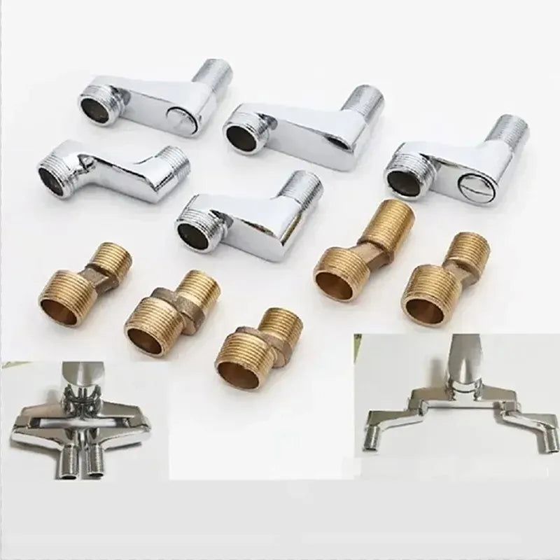 2pcs Solid Brass Wall Mounted Replacement Angle Valve