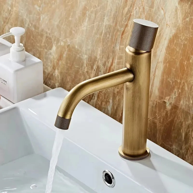 Basin Faucets Antique Bronze Bathroom Faucet & Cold