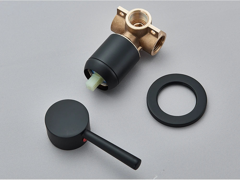 Brushed Gold Handheld Shower Bathroom Shower Faucet &