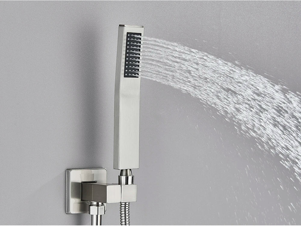 Poiqihy Golden Handshower Head 150cm Stainless Steel Shower