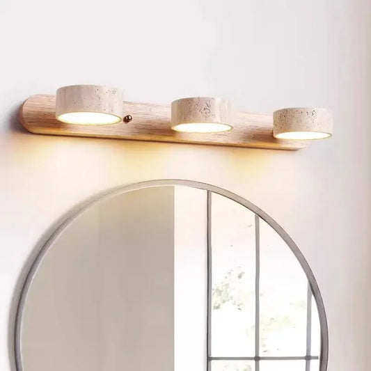 Spanish Natural Limestone Double-Sided Wall Lamp Creative
