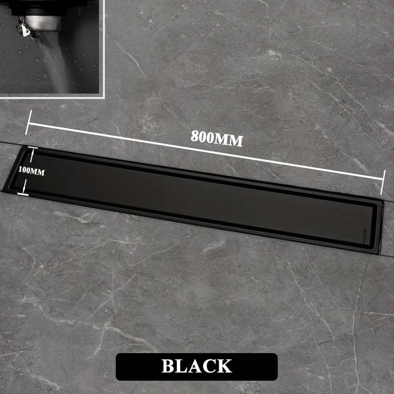 304 Stainless Steel Bathroom Drain Brushed Rose Gold