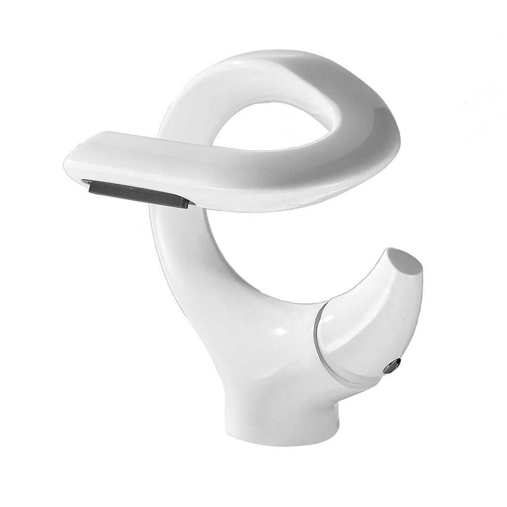 Design Basin Faucet Brass Bathroom Basin Waterfall Cold