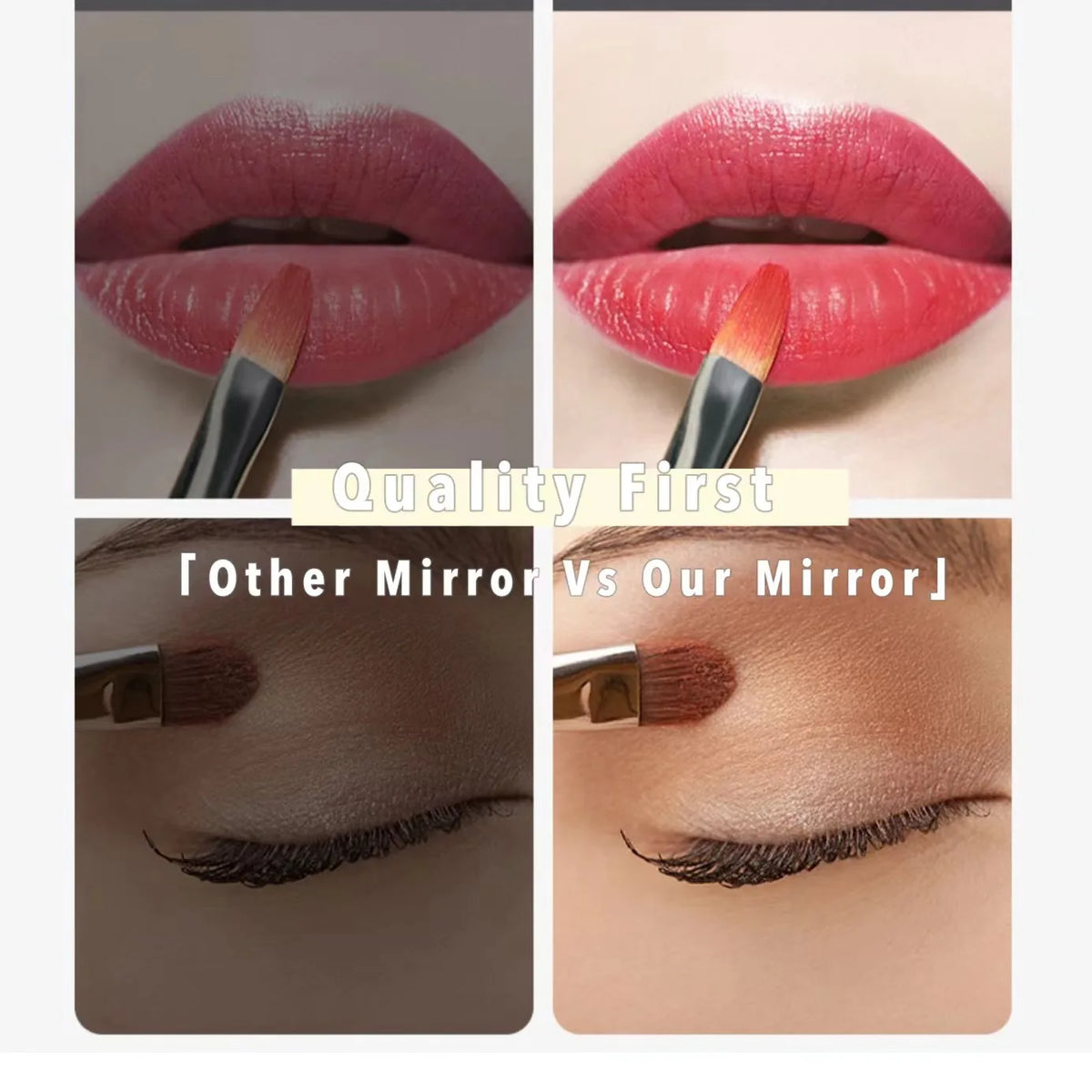 Led Lighted Makeup Mirror 15x Magnifying Vanity Compact