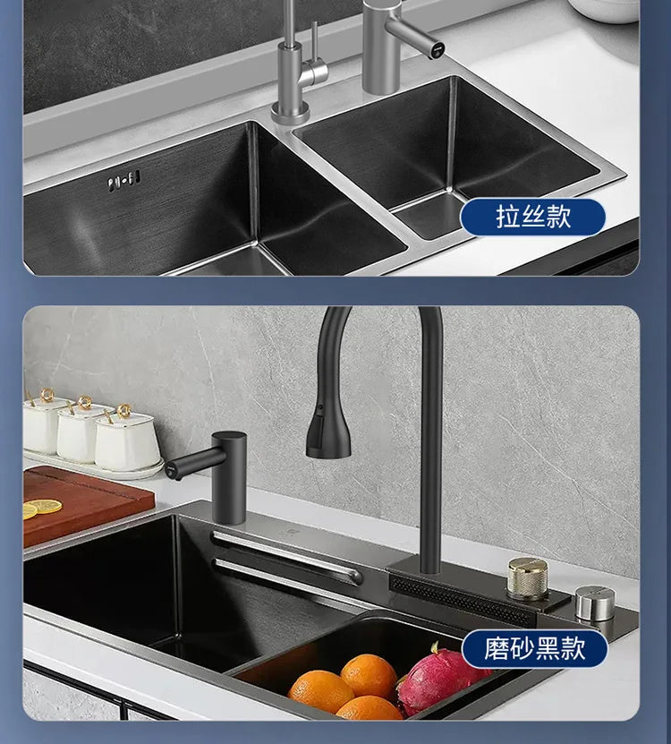 Soap Sink 304 Stainless Steel Press-Free Automatic Detergent
