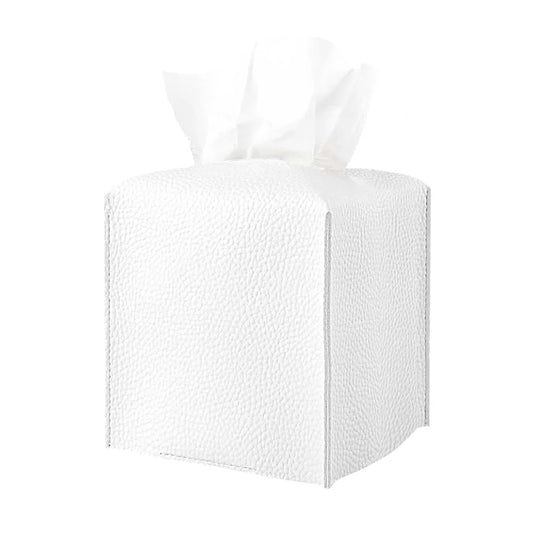 Modern Pu Leather Square Tissue Box Cover Holder-Decorative