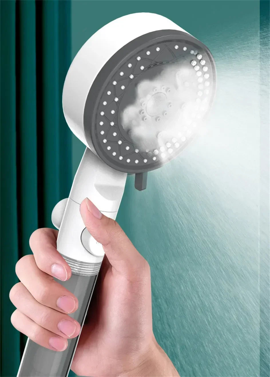 High Pressure Shower Head Handheld Bathroom Shower Filter