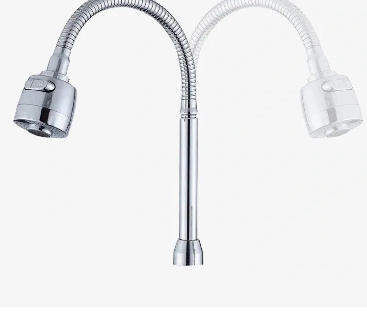 1pc Stainless Steel Sink Faucet Pipe Connection Saving