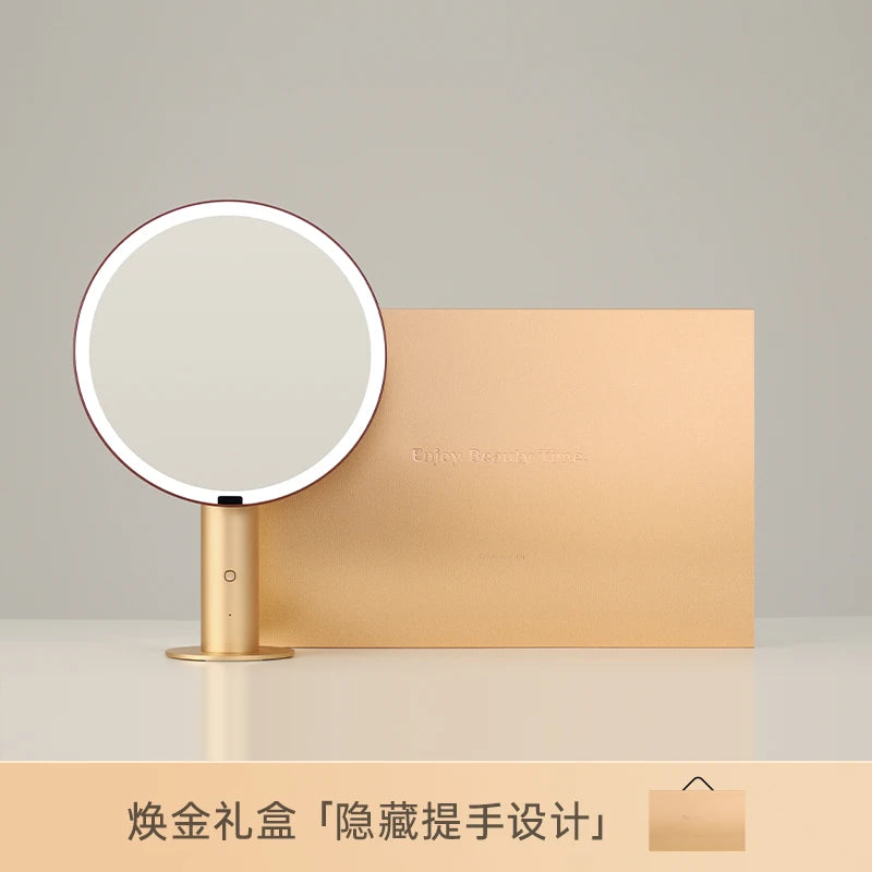 Muid Metal Mirror Desktop Led Smart Vanity Mirror