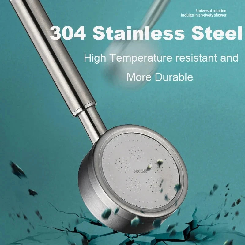 Stainless Steel Shower Faucet Cold Water Mixer G1/2