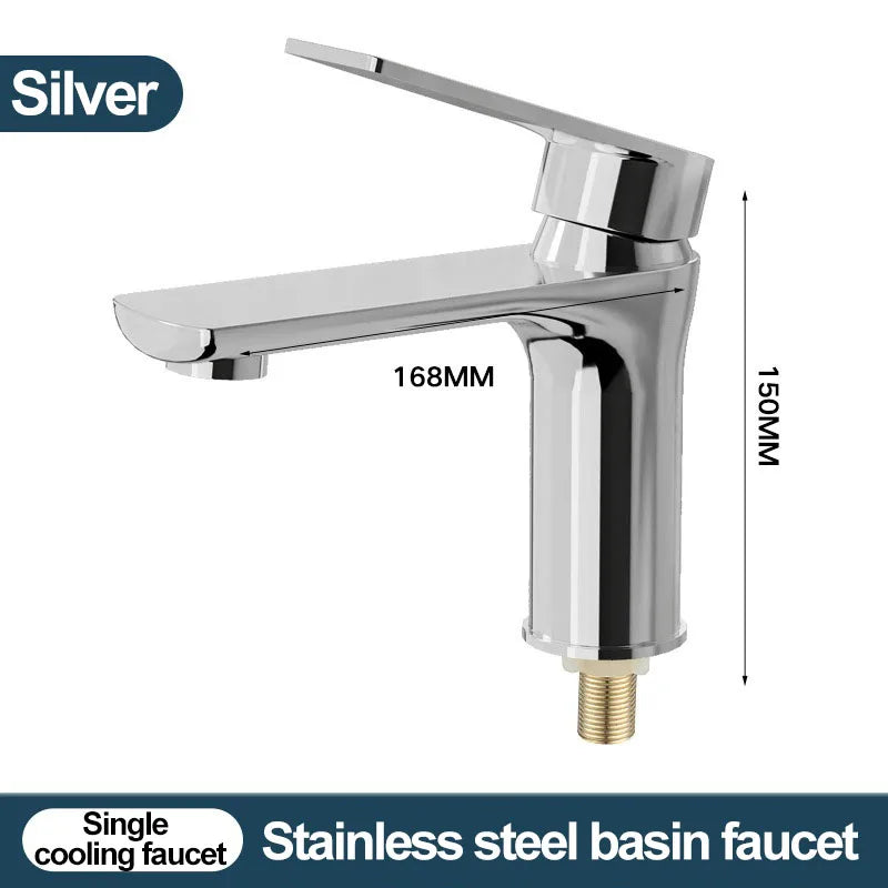 Stainless Steel Faucet Cooling/ Cold Universal Type Suitable
