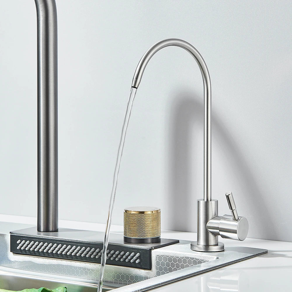 Brushed Nickel Stainless Steel Sinks Recessed Sinks Taps