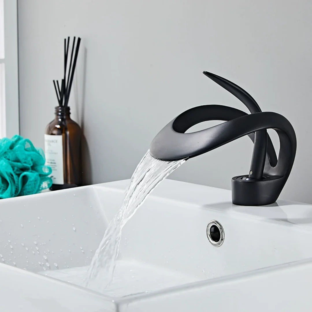 Brushed Gold Bathroom Faucet Brass Rose Gold Bathroom