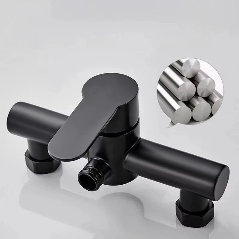 304 Stainless Steel Bathroom Shower Faucet Wall Mounted